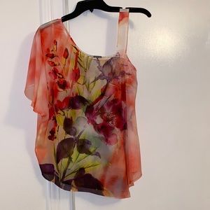 ⭐️NEW⭐️ Charlotte Russe Watercolor, multi-color, asymmetrical top